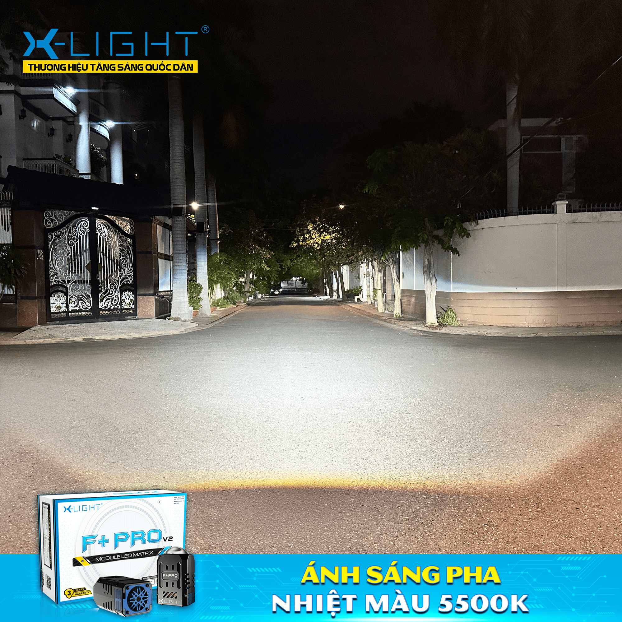 ĐÈN BI LED X-LIGHT F+ PRO - THẾ HỆ THỨ 2